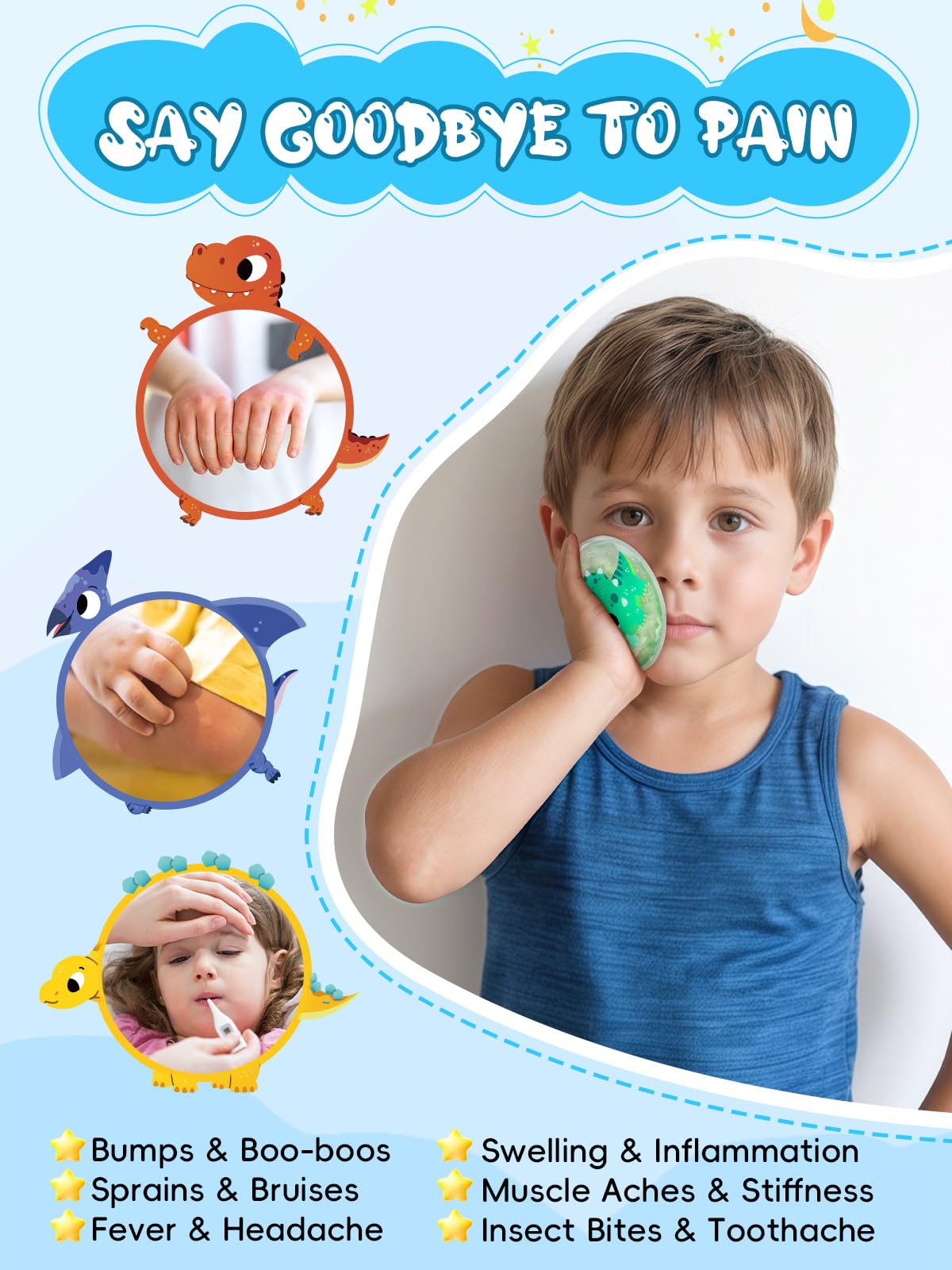 AlierGo Tricératops: format compact, idéale pour les petites blessures.