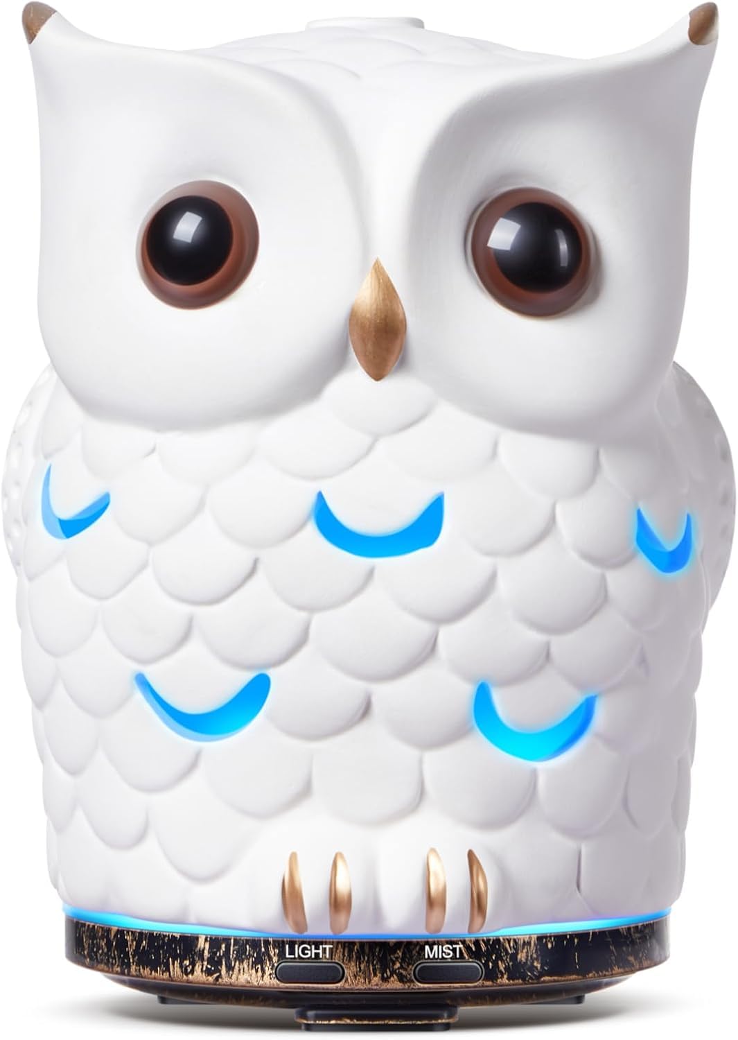 ALIEYE diffuseur ceramique hibou 200ml prêt pour aromathérapie calme dans la chambre