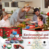 Emballage cadeau rouge Noel Action de Grace