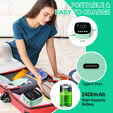 Batterie rechargeable 2400mAh pour autonomie domestique.