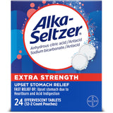 Alka-Seltzer à forte dose — bouteille prête à l'emploi pour un soulagement rapide.