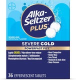 ALKA-SELTZER PLUS tablettes effervescentes se dissolvant rapidement dans l'eau pour soulagement temporaire