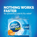 ALKA-SELTZER PLUS texture orange-zeste, expérience sensorielle rafraîchissante.