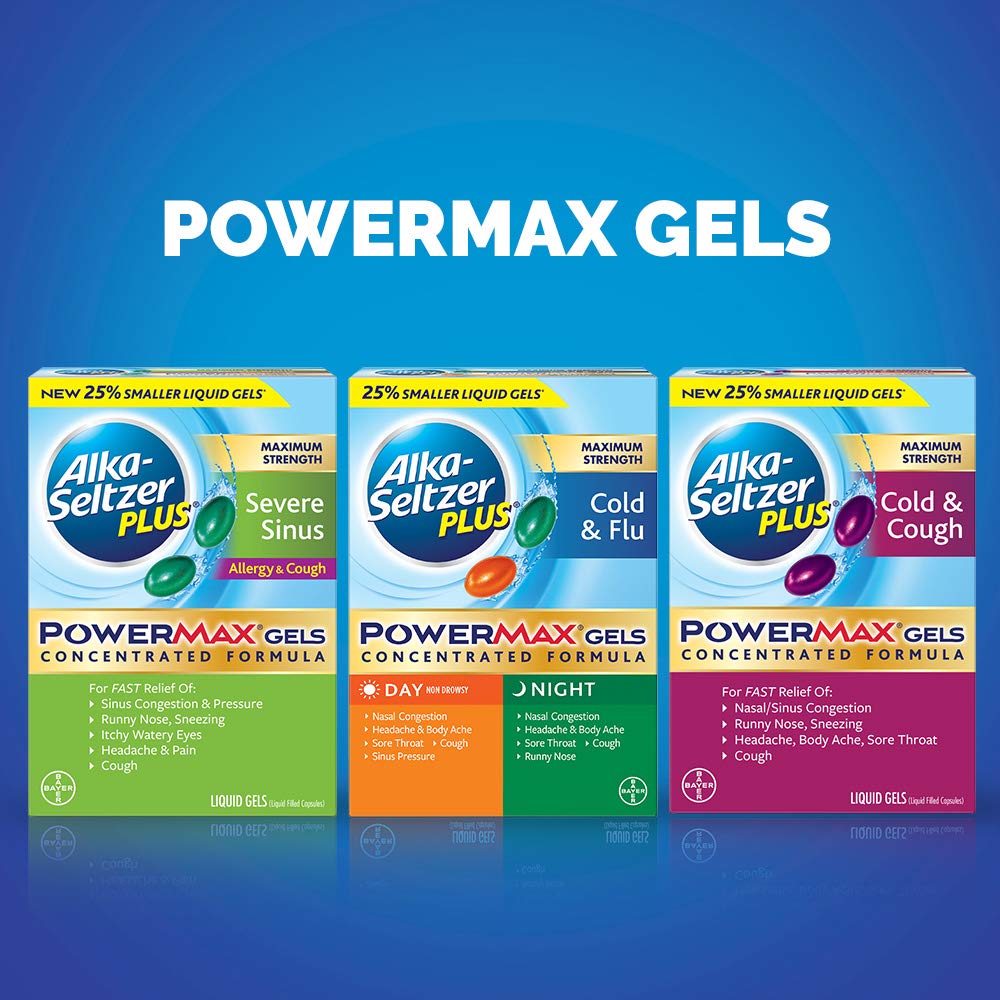 Blister de gélules liquides PowerMax prêt à utilisation.