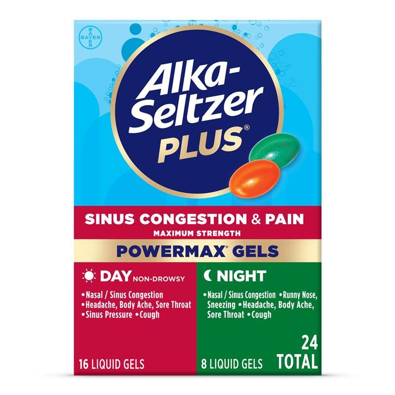 ALKA-SELTZER PLUS Puissance Max, gros plan sur la texture des gels liquides.