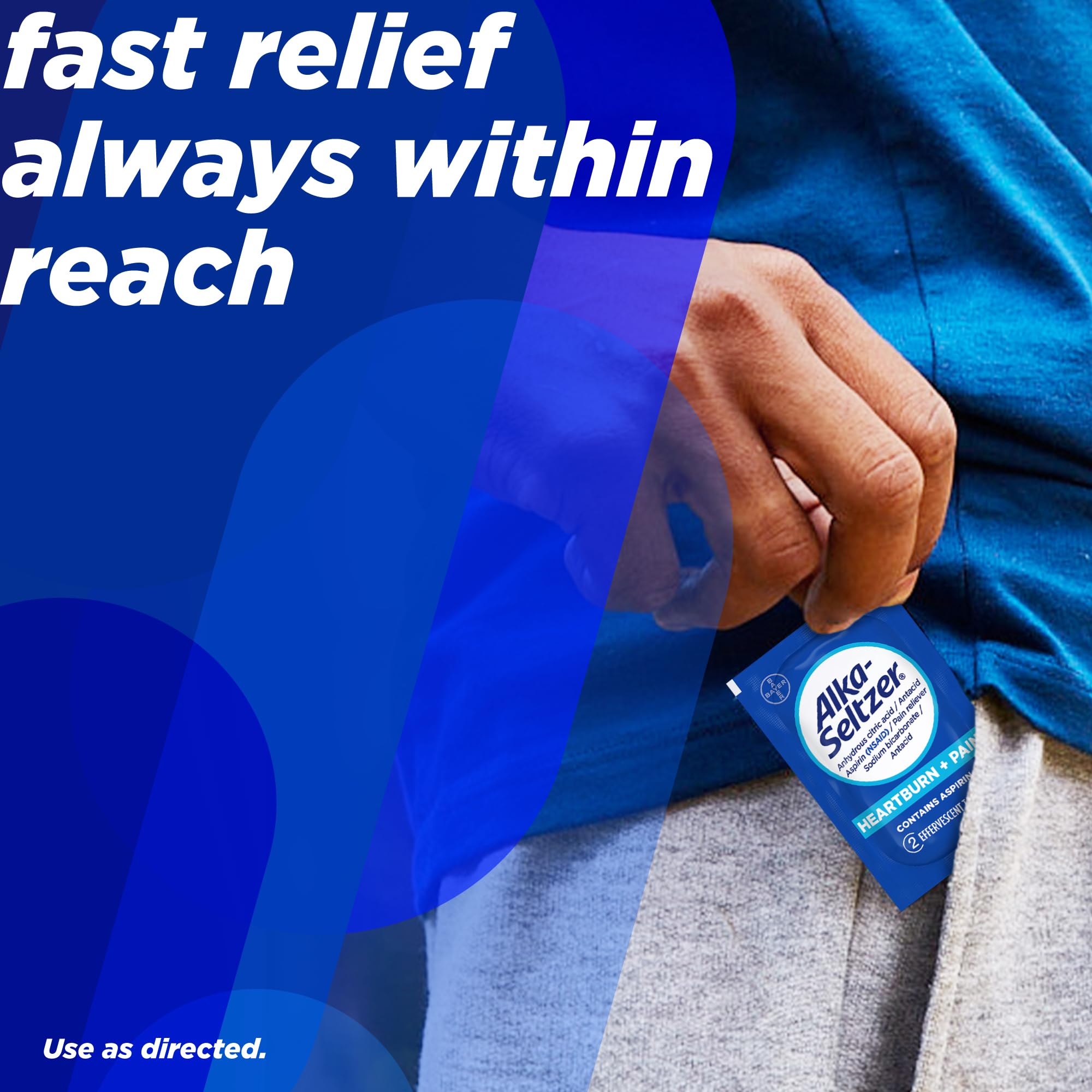 Préparation avec deux comprimés dans 120 ml d'eau, utilisation simple