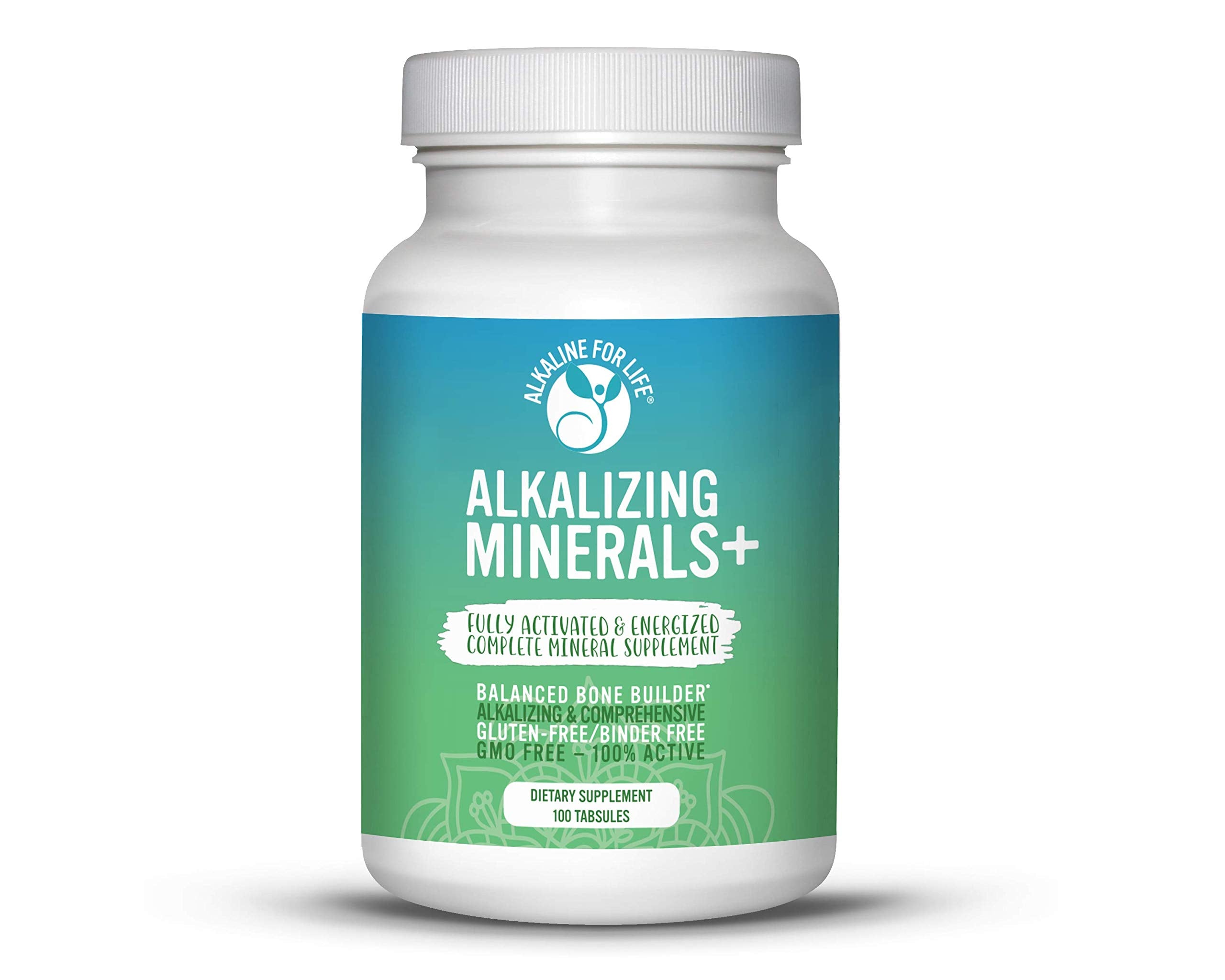 Alkaline for Life, flacon minéraux alcalinisants, soutien potentiel à l’équilibre du pH quotidien.