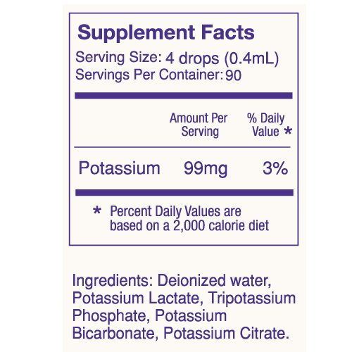 Alkazone Potassium+ emballage compact et transparent, facile à transporter.