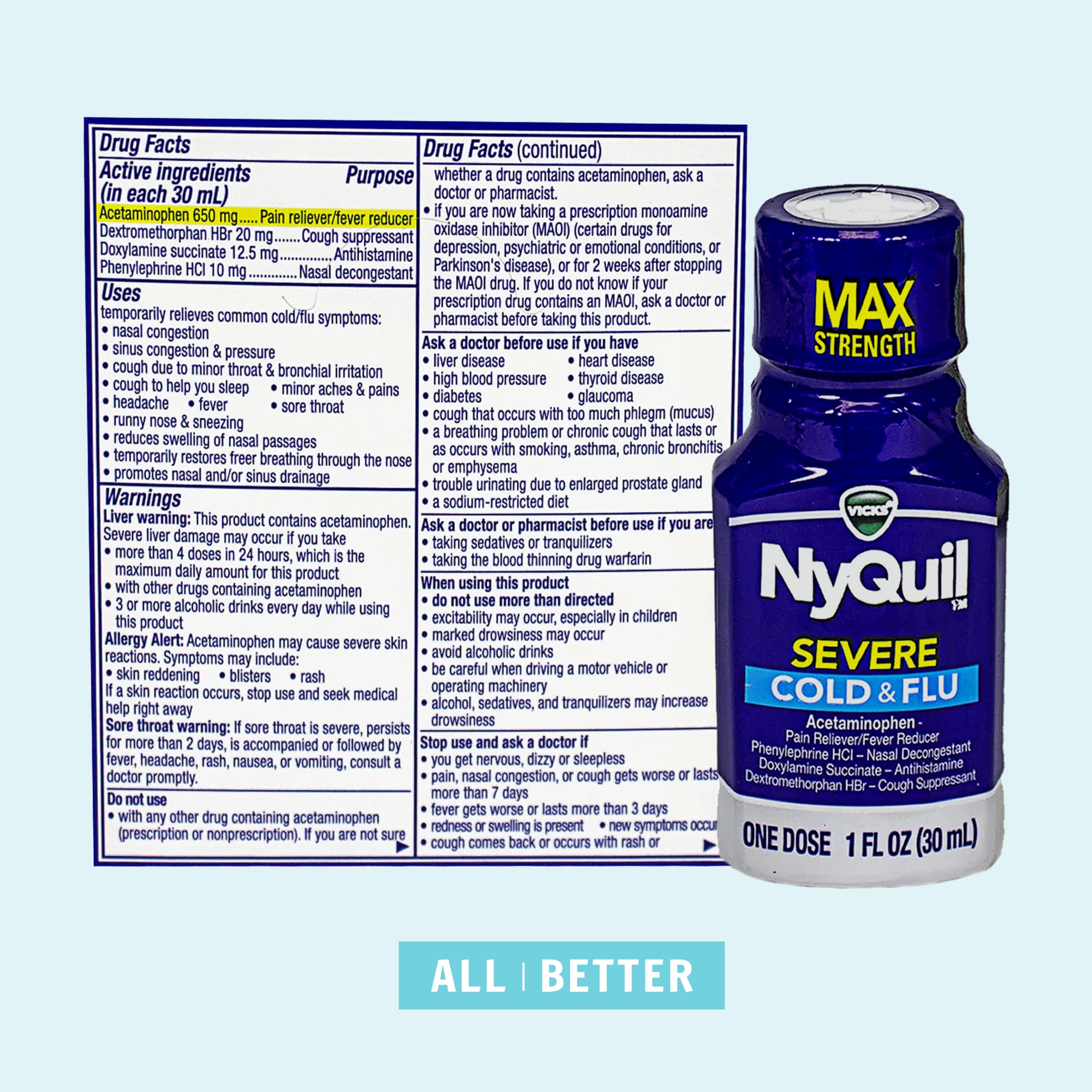 All Better No 02 — carte conseils et message personnalisé