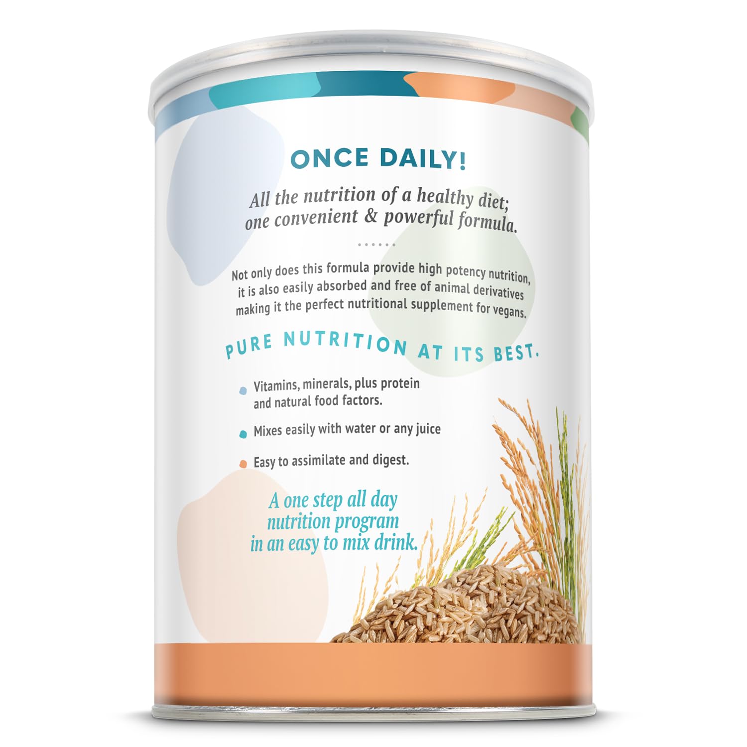 ALL ONE Riz Base – smoothie prêt à boire dans un verre