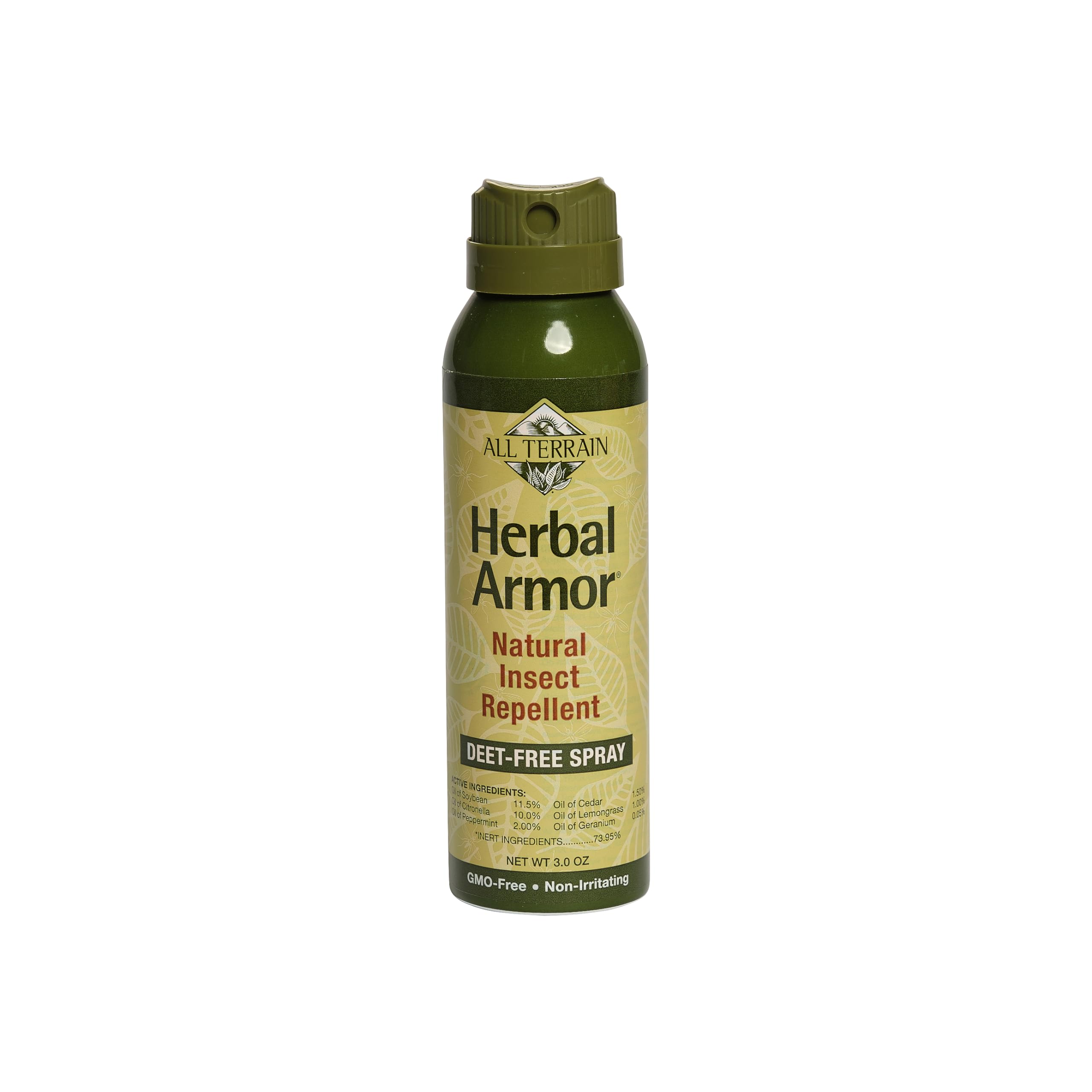 All Terrain Herbal Armor : bouteille spray 3 oz prête pour le voyage, protection contre les insectes.