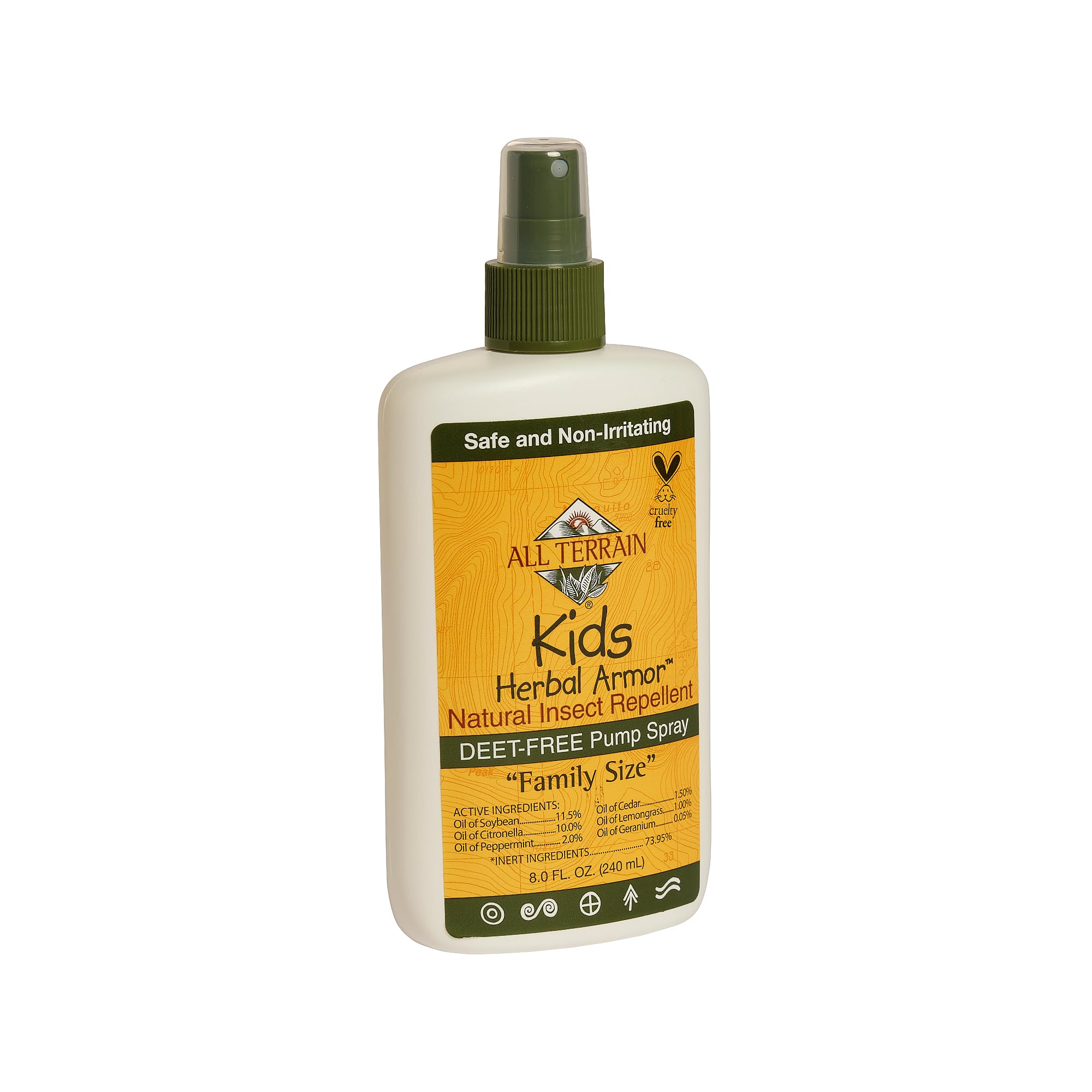 All Terrain Kids Herbal Armor, brume-spray, application facile pour les enfants.