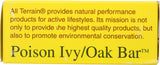 All Terrain Poison Ivy/Oak Bar – huile de neem et ingrédients naturels pour nettoyer en douceur.