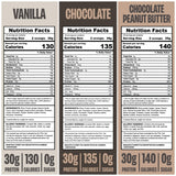 Ensemble ALL THAT! NUTRITION 9 sachets protéine, option pratique en déplacement.