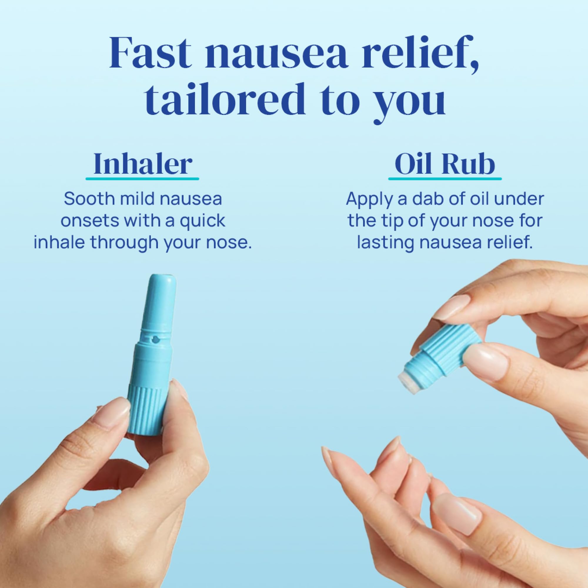 Inhalateur Allclair anti-nausée, version compacte et discrète