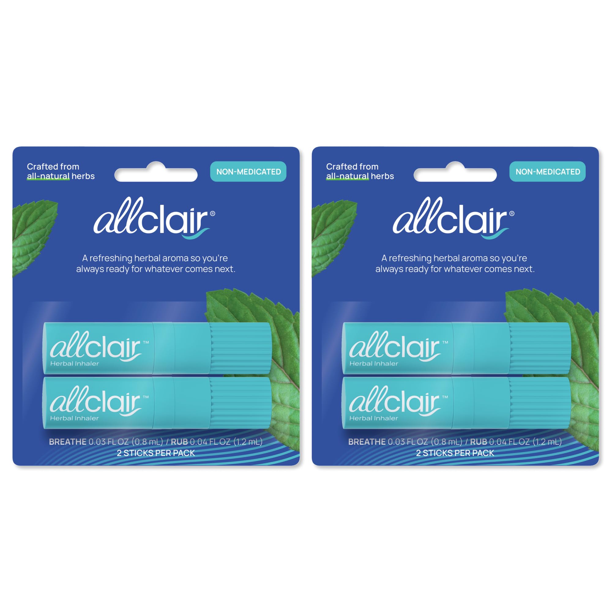 Allclair inhalateur anti-nausée dans son emballage, solution portable pour voyages