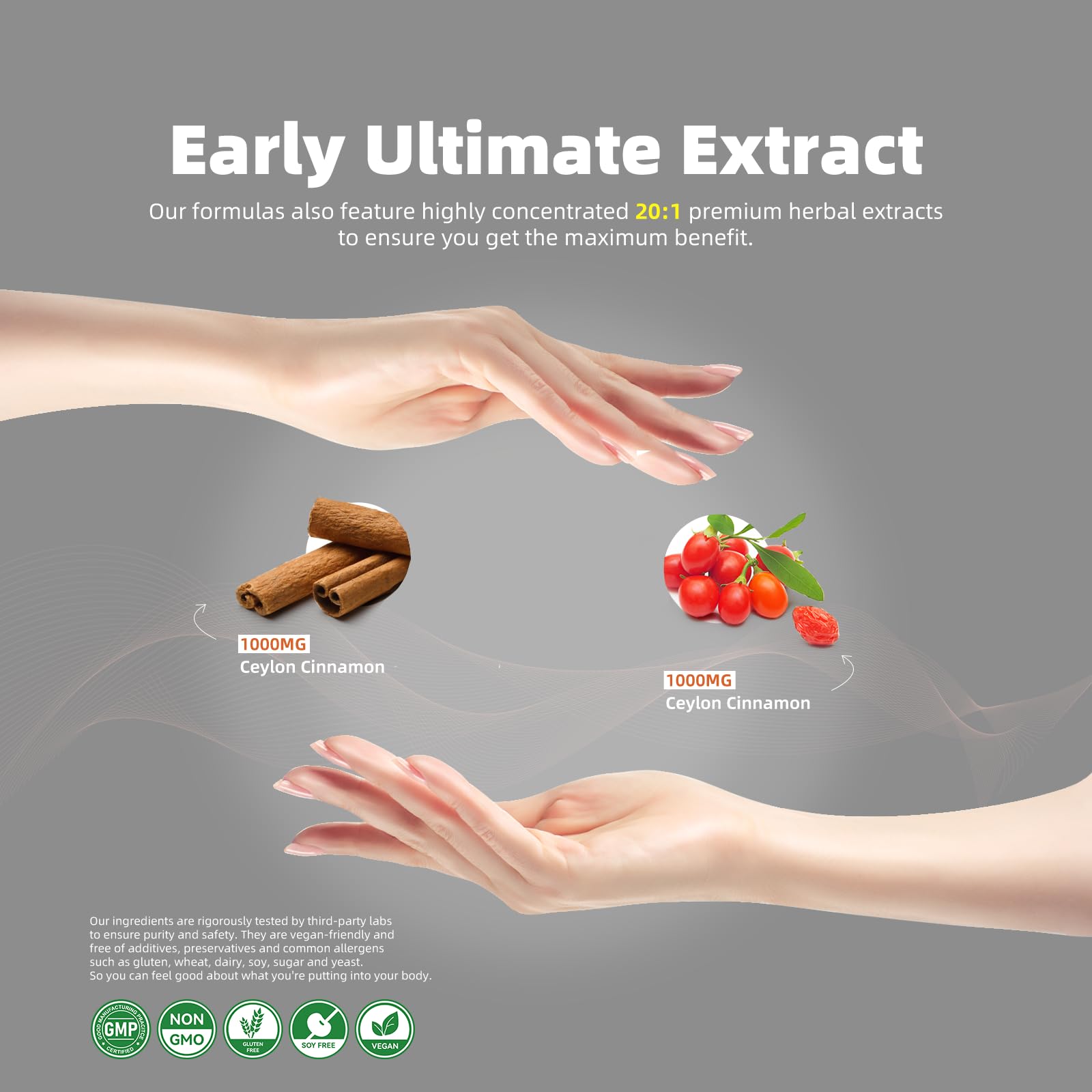 Allcoovita Berberine: emballage compact idéal pour le voyage