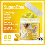 Allcoovita Colostrum Chews emballage individuel, pratique pour les déplacements.