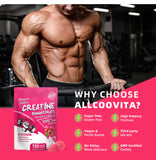 Allcoovita Gomme Creatine framboise: contrôle qualité et traçabilité.