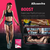 Allcoovita Gomme Creatine framboise: option végan adaptée à divers régimes.