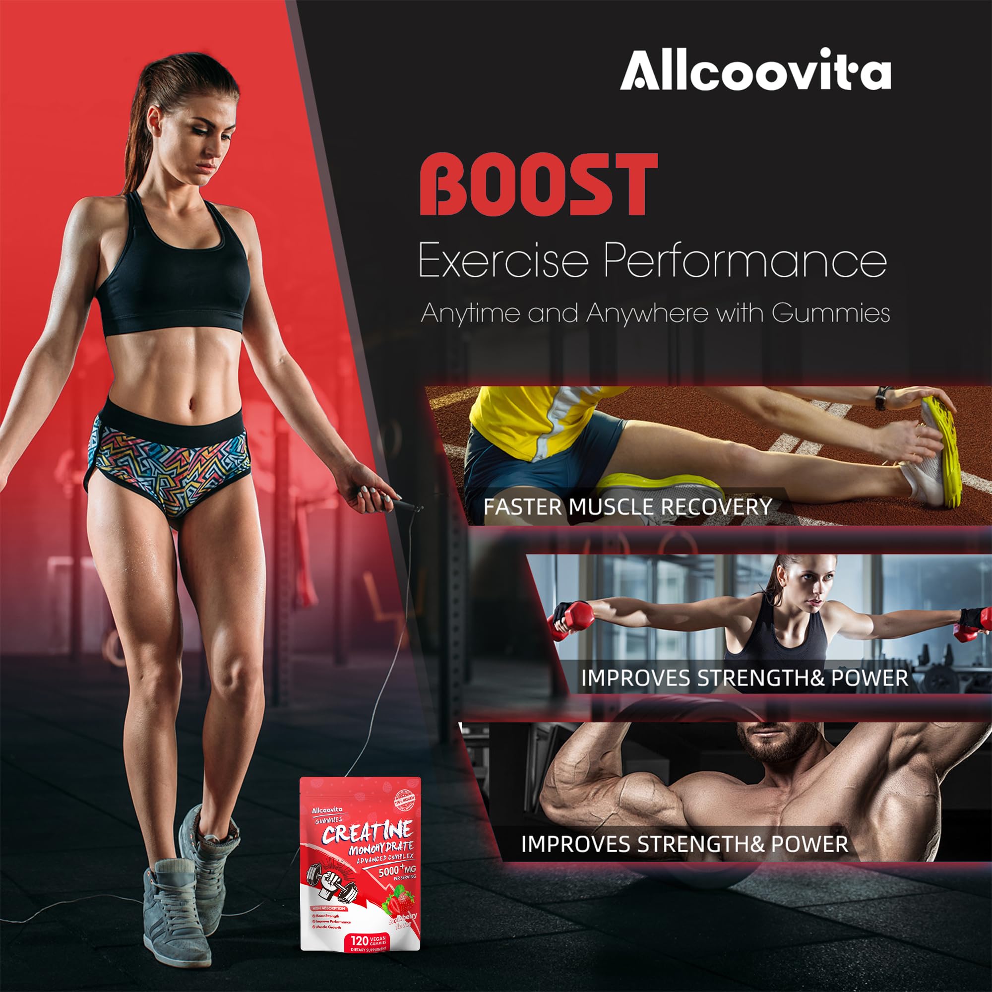 Allcoovita sans gluten et sans colorants artificiels pour la pureté.