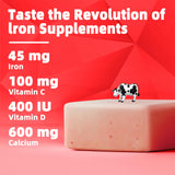 Allcoovita Fer gommes fraise – sans gluten et adapté à divers profils.