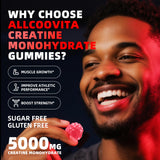 Allcoovita Gomme Créatine: chaque gomme offre une dose pratique et rapide.