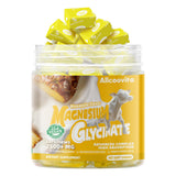 Sans sucre Allcoovita gommes magnésium glycinate ananas - snack léger.
