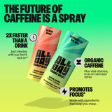 ALLDAY Focus Énergie Vaporisateur, absorption douce et sans désagrément.