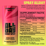 ALLDAY Focus Énergie Vaporisateur portable, format compact, énergie prête à emporter.