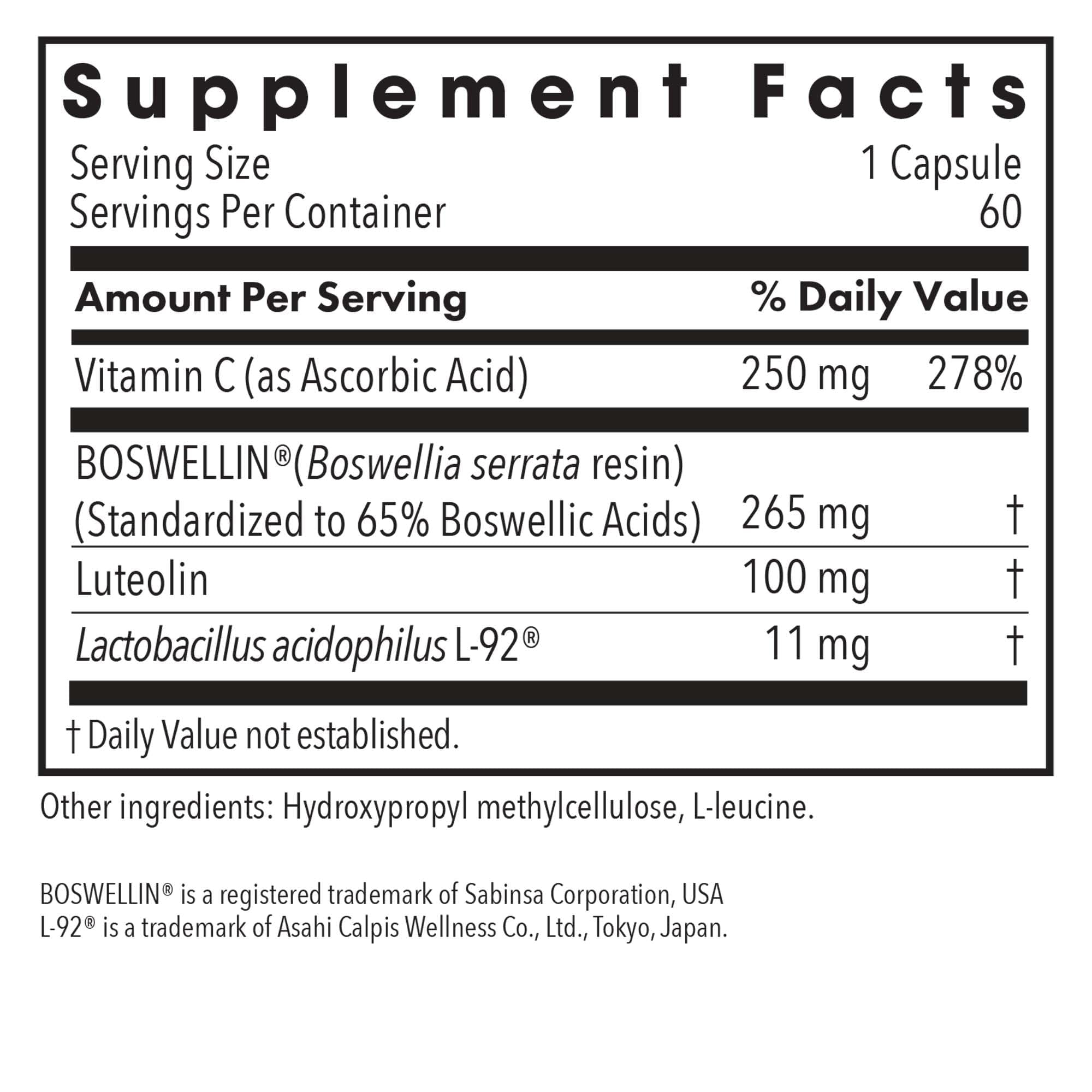 Allergy Research Group Aller-Aid L92 – boswellia encens indien pour le soutien respiratoire