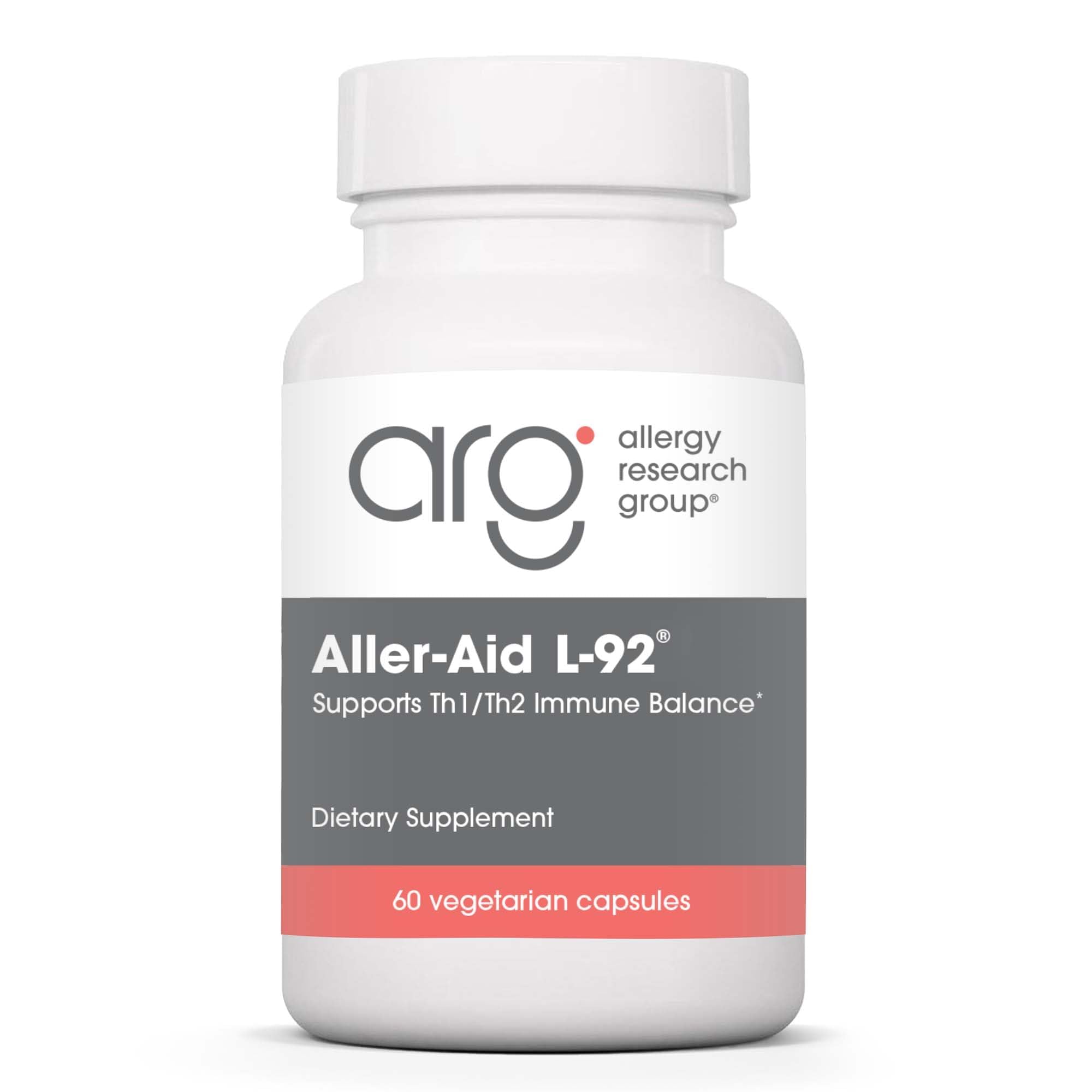 Allergy Research Group Aller-Aid L92 – lactobacillus acidophilus pour soutien digestif et immunitaire