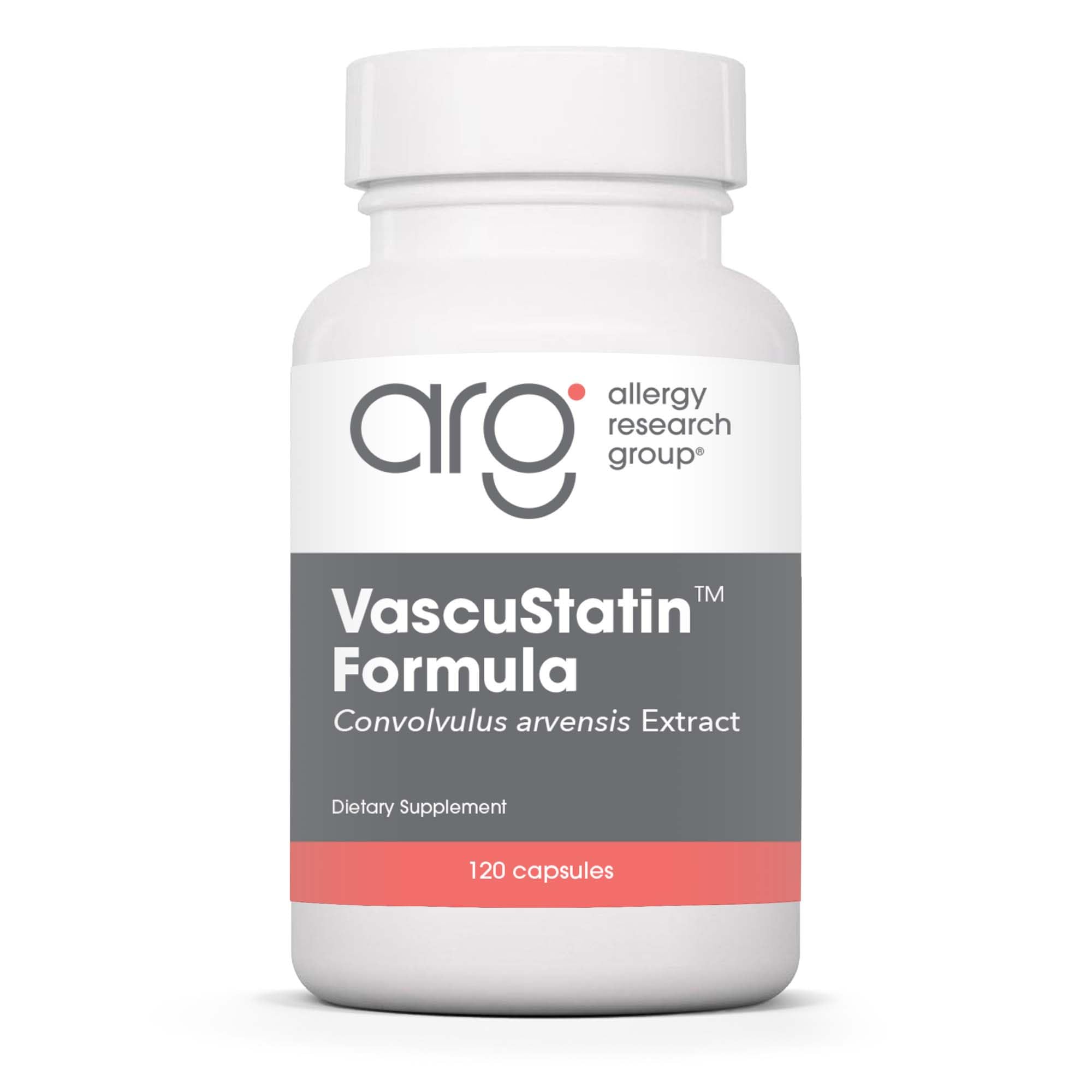 ARG VascuStatin, bouteille prête à l’emploi pour une routine quotidienne potentielle.