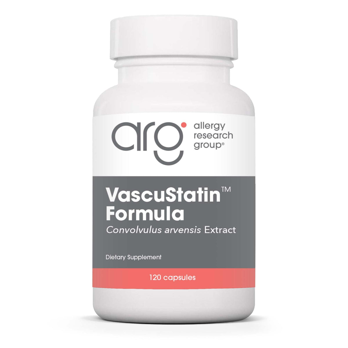 ARG VascuStatin, bouteille prête à l’emploi pour une routine quotidienne potentielle.