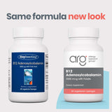 Allergy Research Group B12 adénosylcobalamine - étiquette claire et informative sur l'emballage.