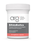 Allergy Research Group BifidoBiotics, bouteille-probiotiques, soutien digestif potentiel.