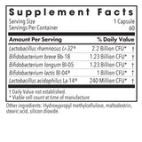 Capsules végétariennes BifidoBiotics adaptées sans lactose pour bien digérer.