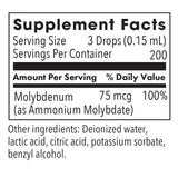 Allergy Research Group bouteille liquide molybdène, solution facilement absorbable.