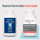Allergy Research Group Calcium citrate – etiquette-produit, traçabilité et pureté élevées.