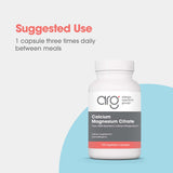 Allergy Research Group Calcium Magnesium Citrate — ingrédients purs et traçabilité de qualité
