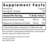 Allergy Research Group Calcium Magnesium Citrate — soutien potentiel des os et des articulations au quotidien