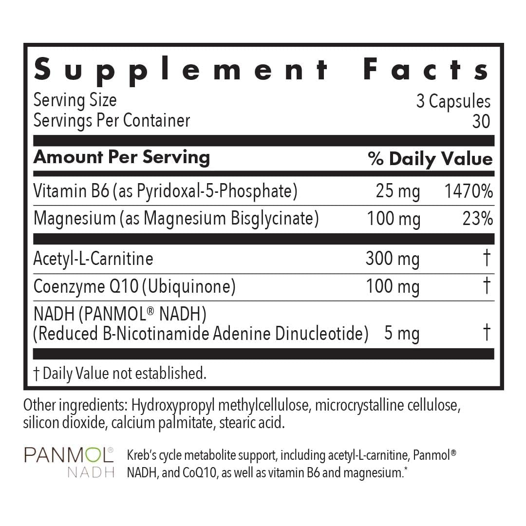 Allergy Research Group CoQ10, capsules: soutien antioxydant des mitochondries.