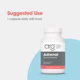 Allergy Research Group Cortex surrenalien: emballage clair décrivant l origine et le contenu.