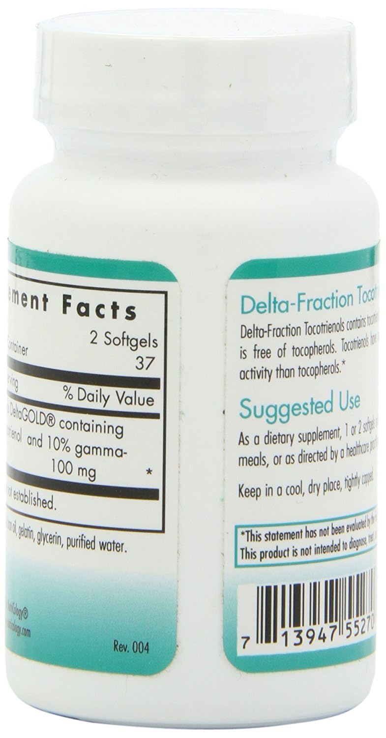 Delta-Fraction Tocotrienols d’Allergy Research Group, étiquette, ingrédients clairs et origine américaine