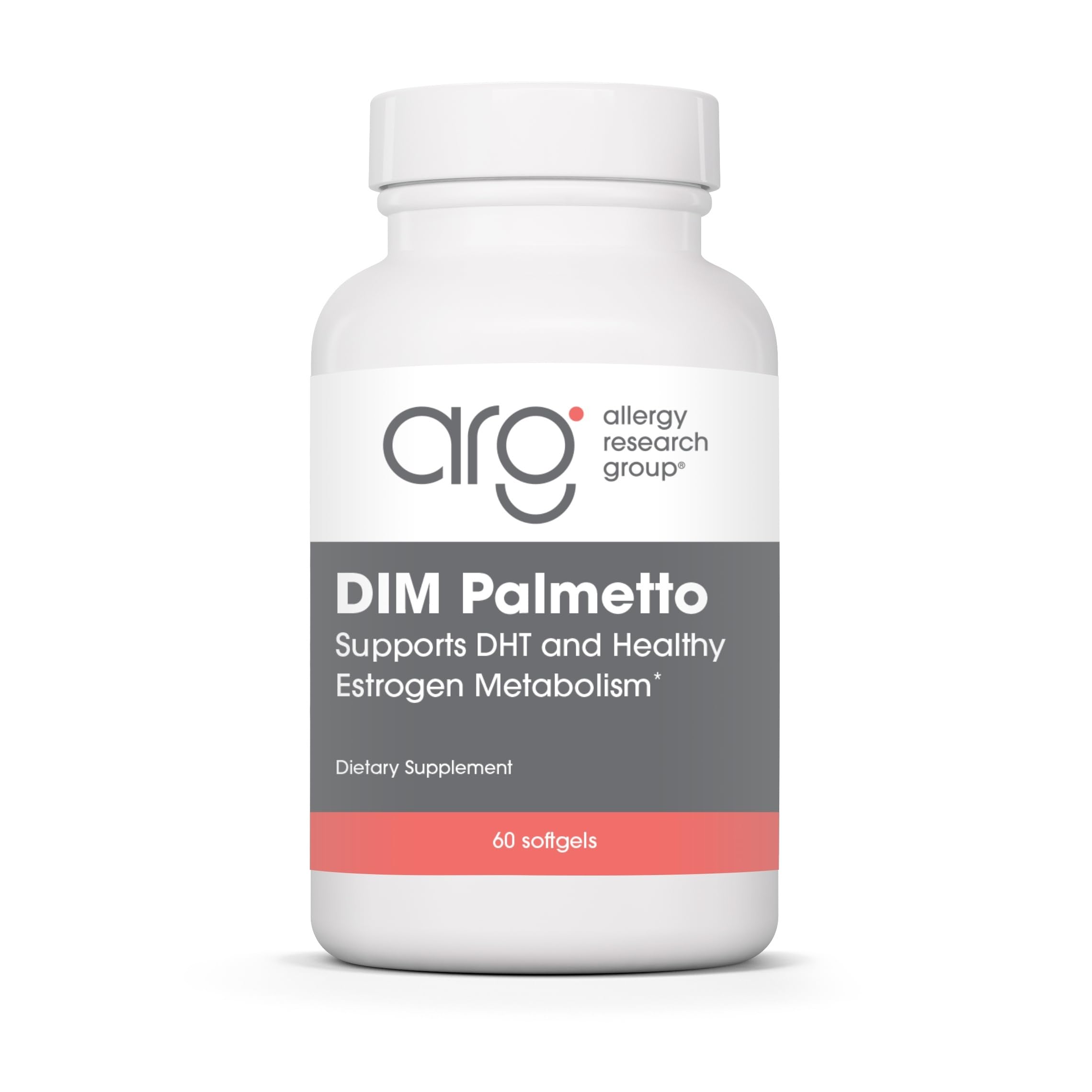 Allergy Research Group DIM Palmetto – bouteille et gélules faciles à prendre