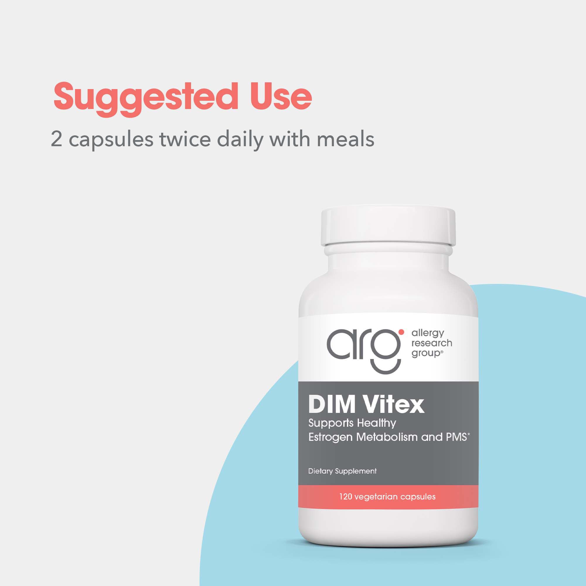 Capsules DIM Vitex, mélange vitamine B et magnésium, pour un équilibre naturel.