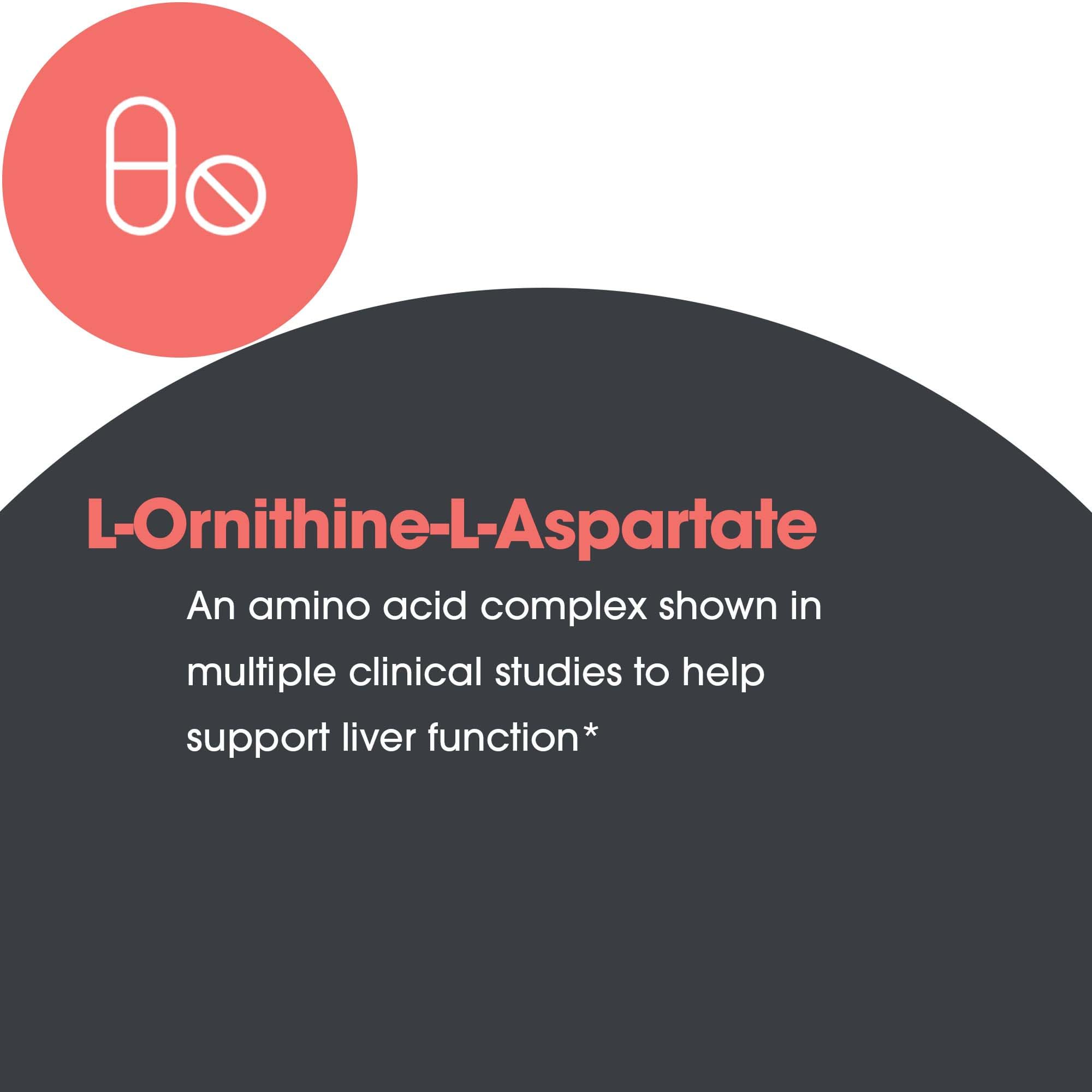 Allergy Research Group L-Ornithine-L-Aspartate poudre - dosage recommandé de 3 g par cuillère