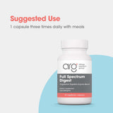 Allergy Research Group Full Spectrum Digest Glutalytic — composants-vegetales: enzymes digestives végétales pour une digestion élargie