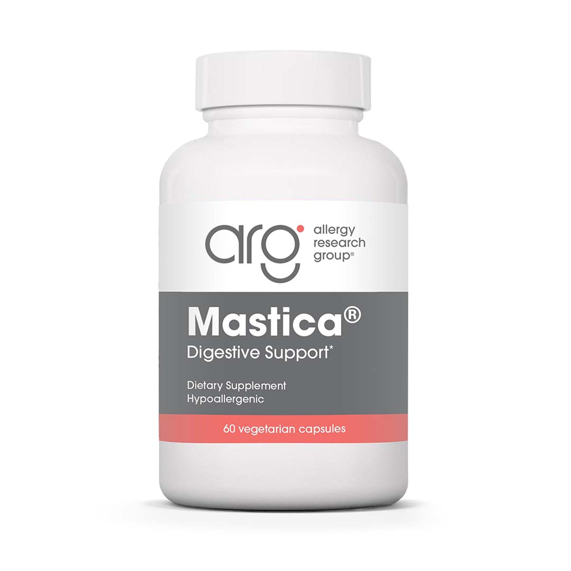 Allergy Research Group gomme de mastic 60 capsules, pratique pour la routine quotidienne