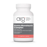 Allergy Research Group Humic-Monolaurin Complex – flacon et capsules, soutien immunitaire potentiel.